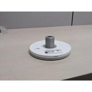 Micro gắn trần Biamp Parlé TCM-XEX màu trắng với thân ren để gắn trần