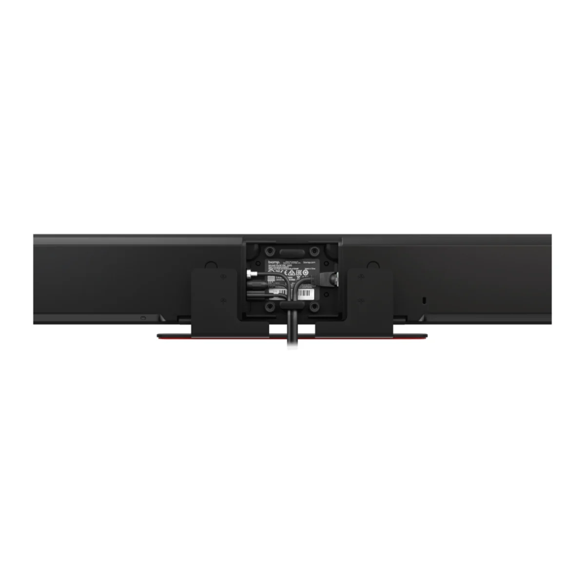 Mặt sau thanh hội nghị Biamp Parlé VBC 2800 với khoang đầu nối