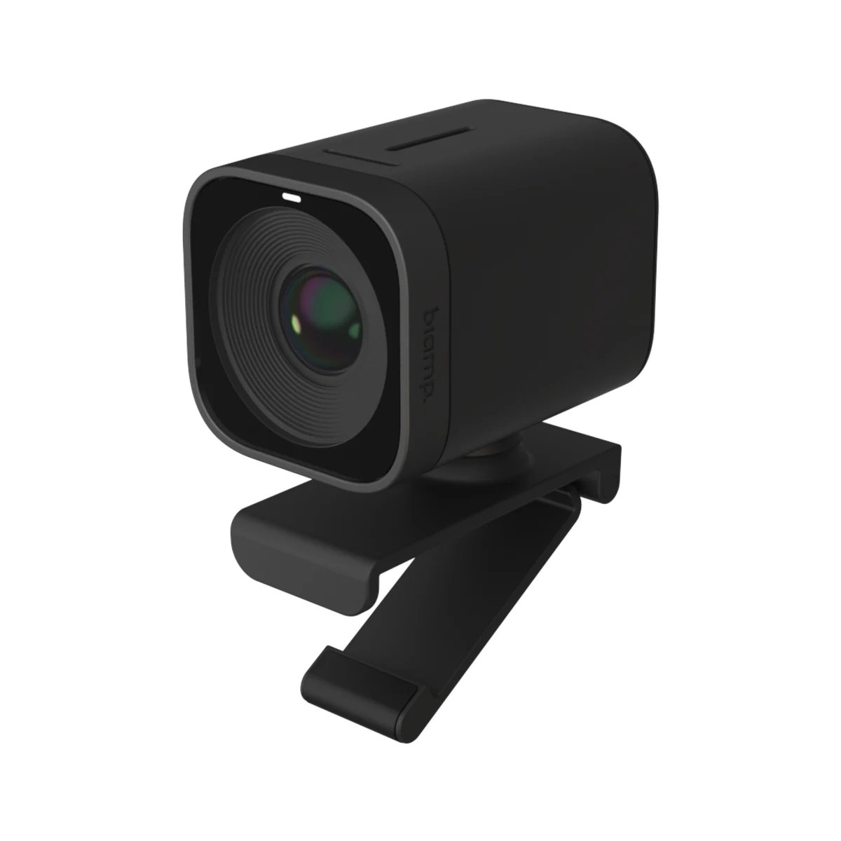 Biamp Vidi 250 — camera hội nghị USB cho phòng họp nhỏ, nhìn chéo kèm chân đế kẹp