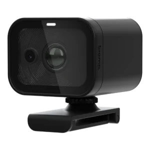 Camera hội nghị Biamp Vidi 280 nhìn từ bên trái, đế kẹp gập