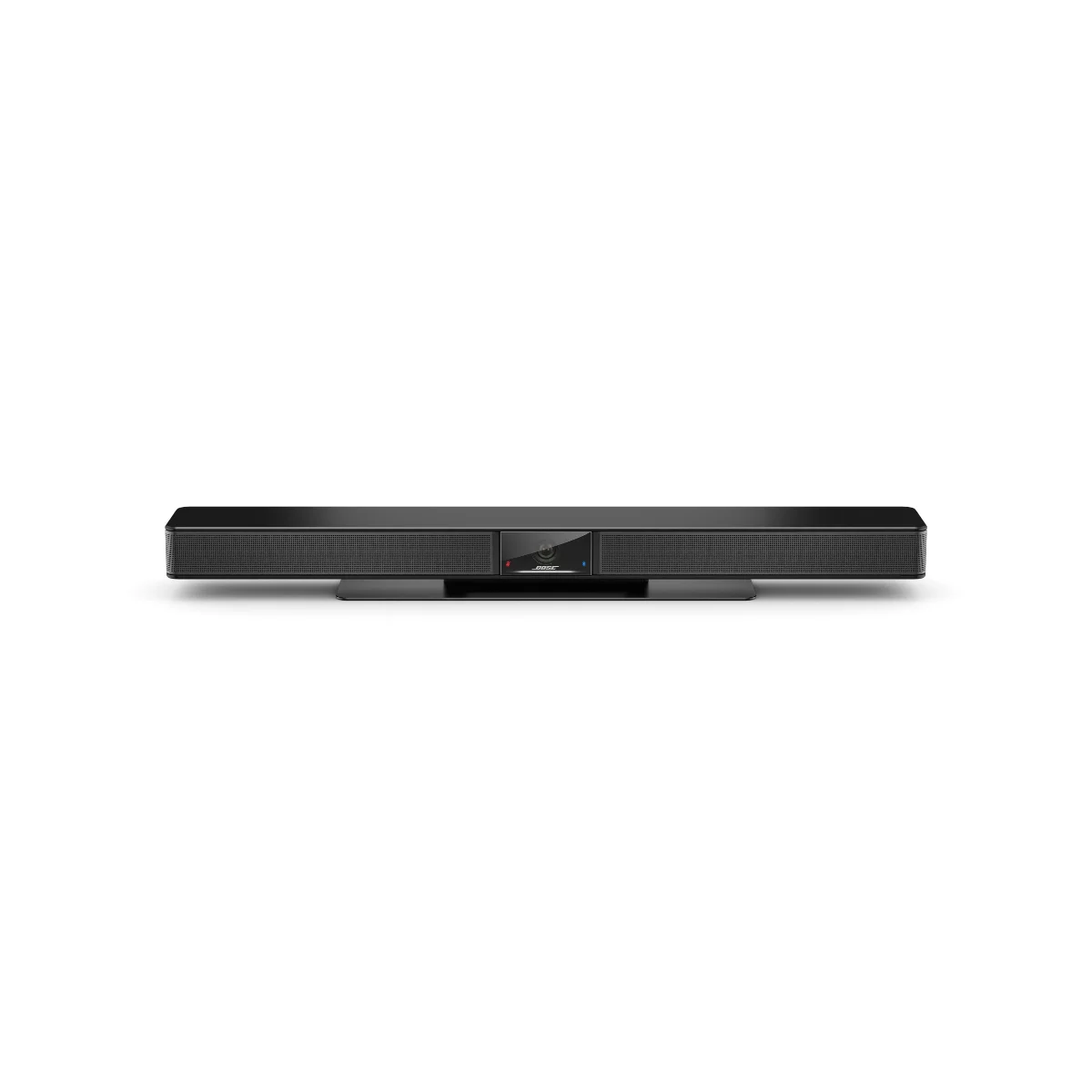 Bose Videobar VB1 nhìn chính diện: thanh hội nghị tích hợp camera, micro và loa