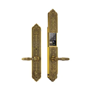 Khóa DEMAX EL8882 — bản màu mạ đồng vàng (EL8882 GB BRASS) (ảnh từ catalogue DEMAX 01/2026)