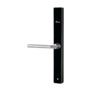 Khóa khách sạn DEMAX HEL330 — mặt trong với tay nắm gạt (ảnh từ website DEMAX)