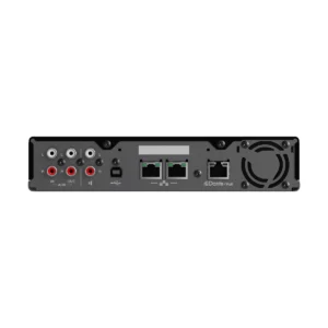 Mặt sau Yamaha ADECIA RM-CR với cổng Dante, USB và RCA (ảnh từ trang sản phẩm Yamaha)